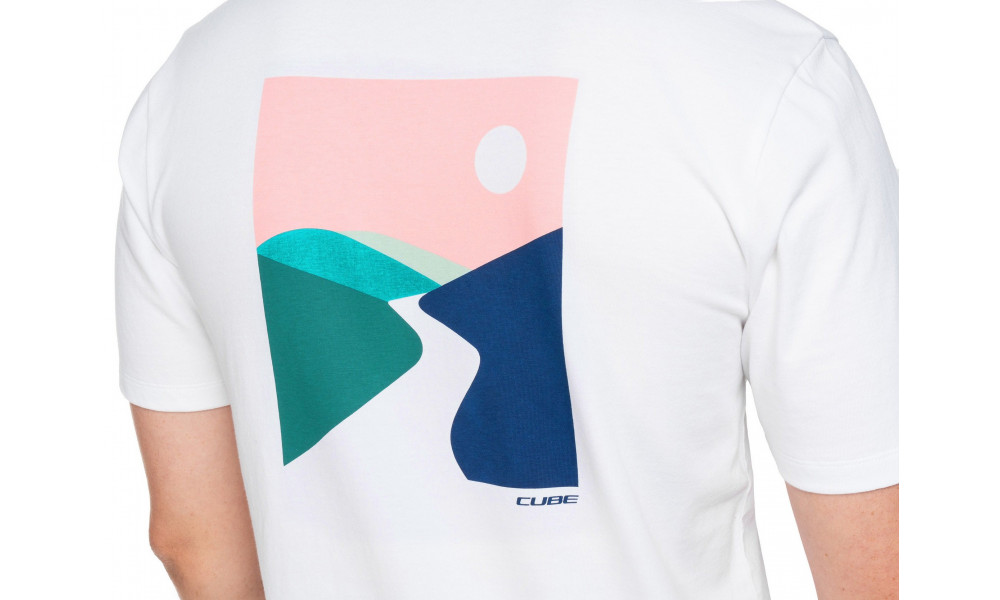 T-Shirt Cube Organic Sunset grey - 7