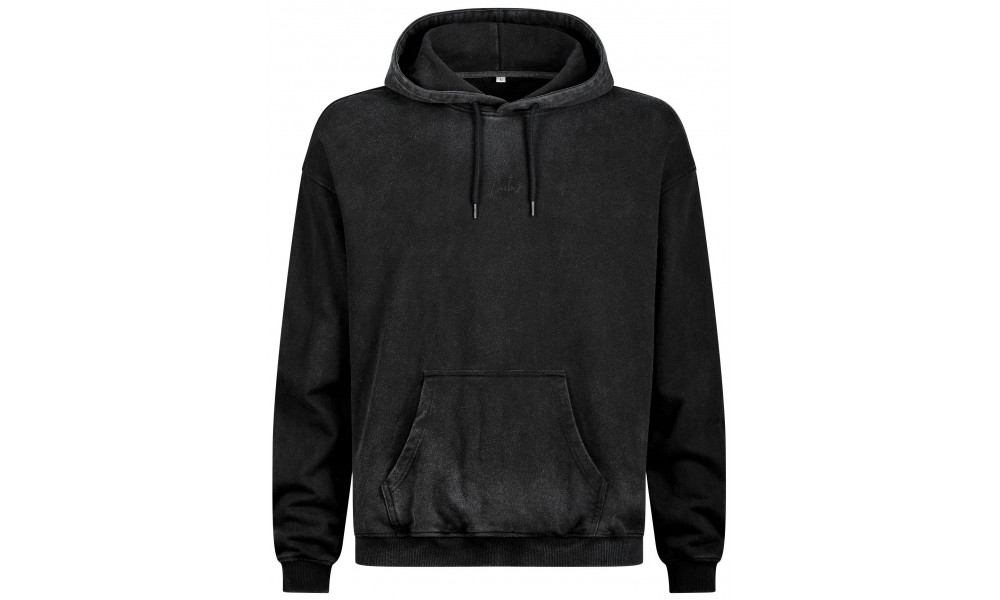 Hoodie Cube Organic Script GTY Fit washed grey - 1