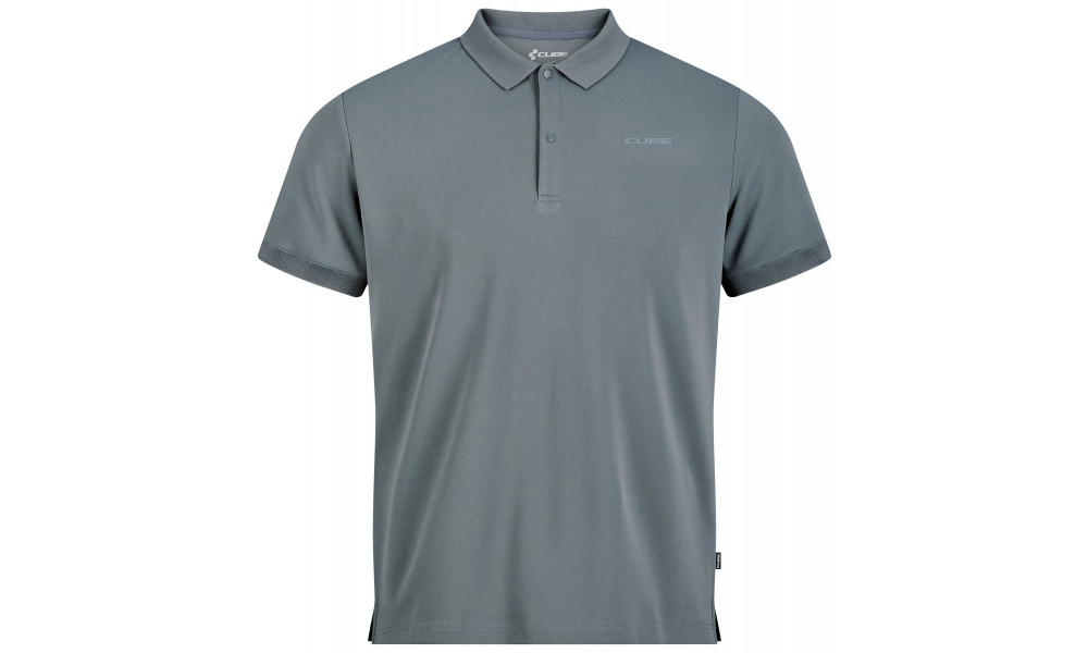 Shirt Cube Tech Polo dark grey - 1