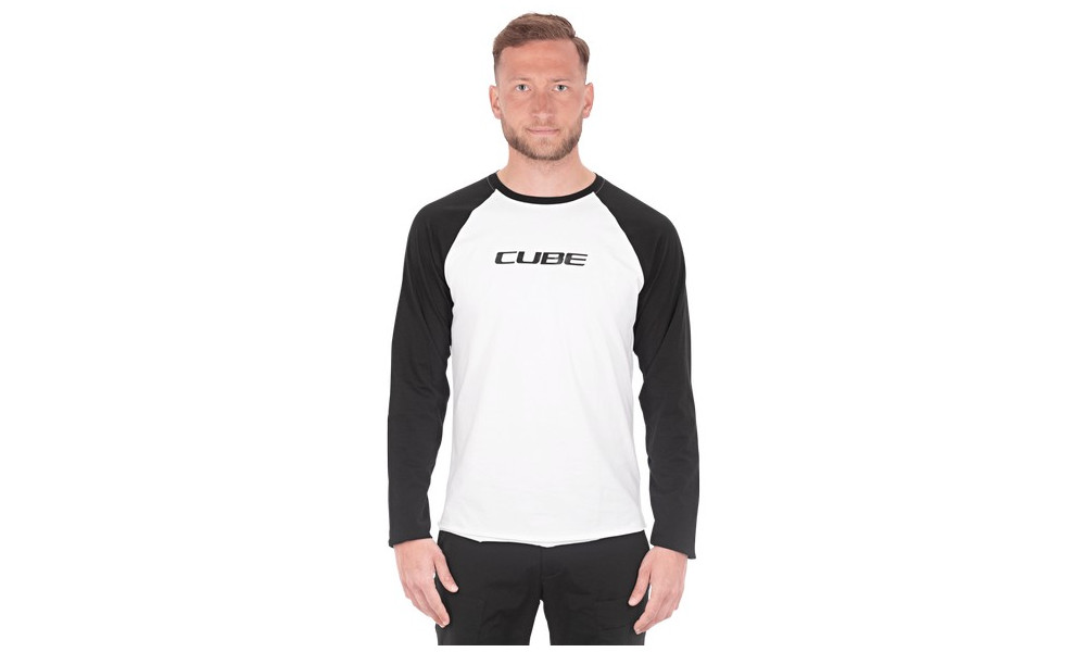 Jersey Cube Organic Longsleeve black'n'white - 3