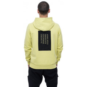 Hoodie Cube Organic lime