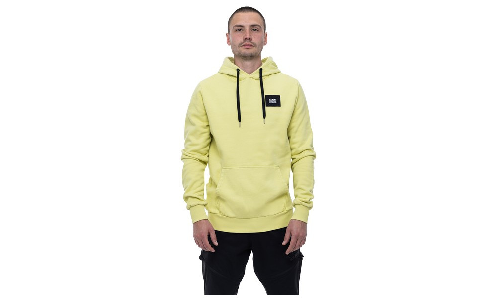 Hoodie Cube Organic lime - 3