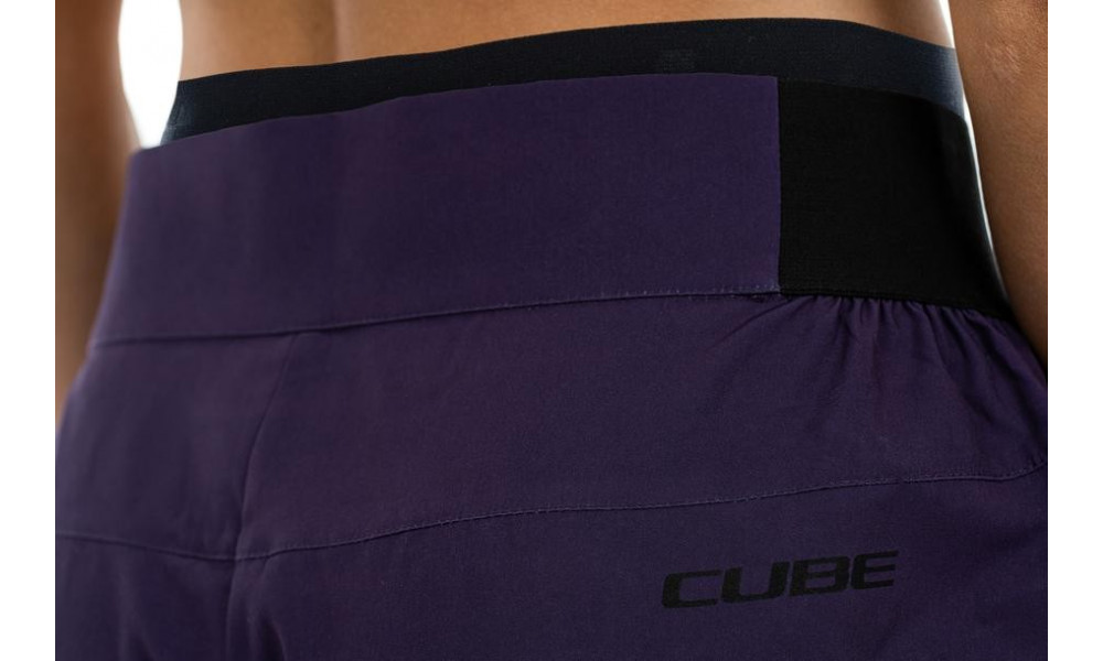 Cycling shorts Cube ATX WS Baggy CMPT with liner violet - 3