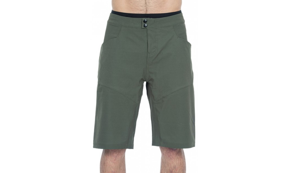 Cycling shorts Cube ATX Baggy CMPT with liner dark olive - 5
