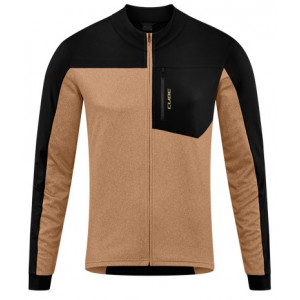 Cycling jersey Cube ATX Full Zip CMPT L/S brown'n'black