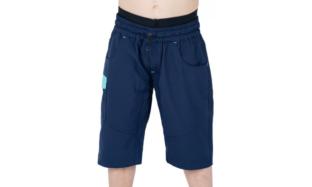 Cycling shorts Cube Teamline Baggy Rookie with liner blue'n'mint - 5