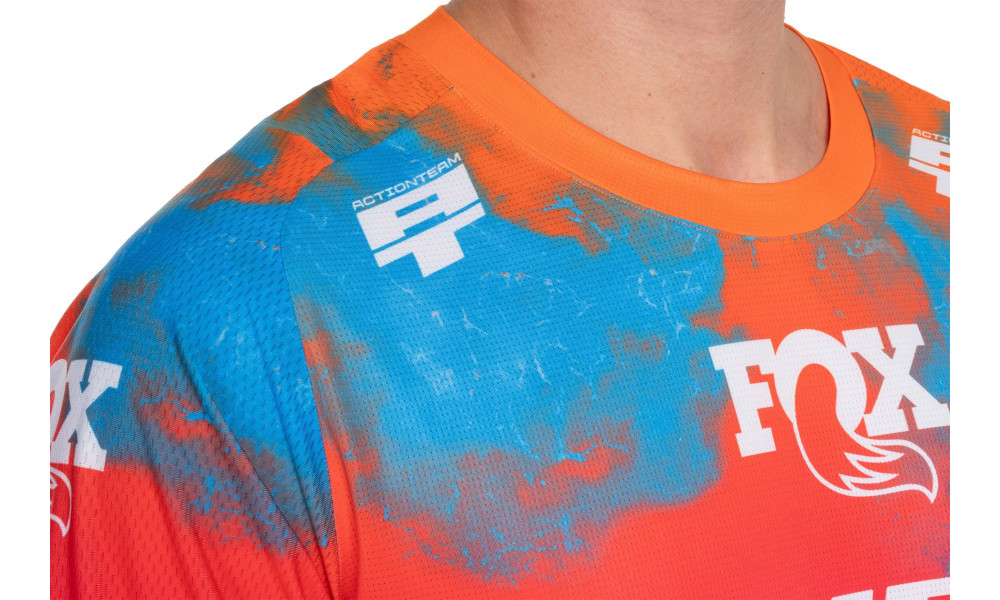 Cycling jersey Cube MTB X Actionteam L/S blue'n'green - 6