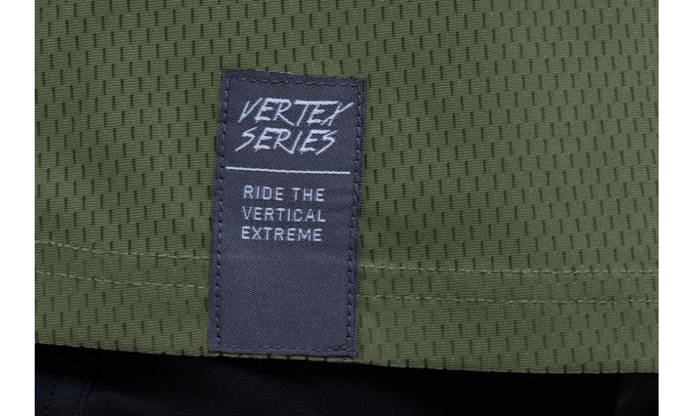 Cycling jersey Cube Vertex WS Round Neck TM L/S olive - 2