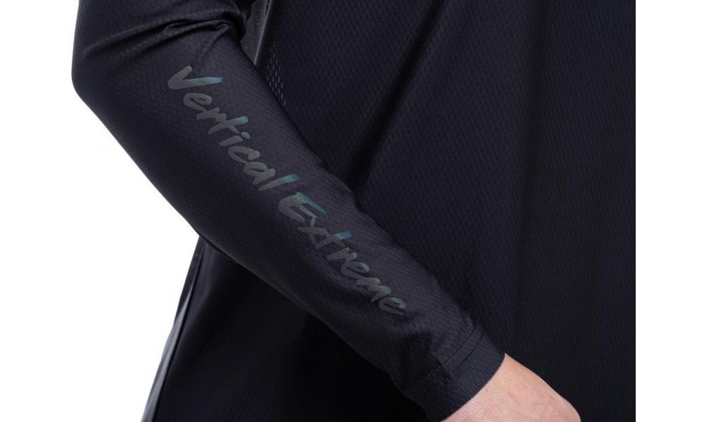 Cycling jersey Cube Vertex WS Round Neck L/S black - 4