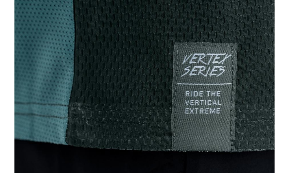 Cycling jersey Cube Vertex Round Neck S/S grey'n'mint - 3