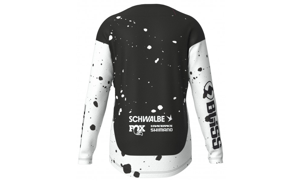 Cycling jersey Cube MTB WS X Factory Racing L/S black'n'white - 2