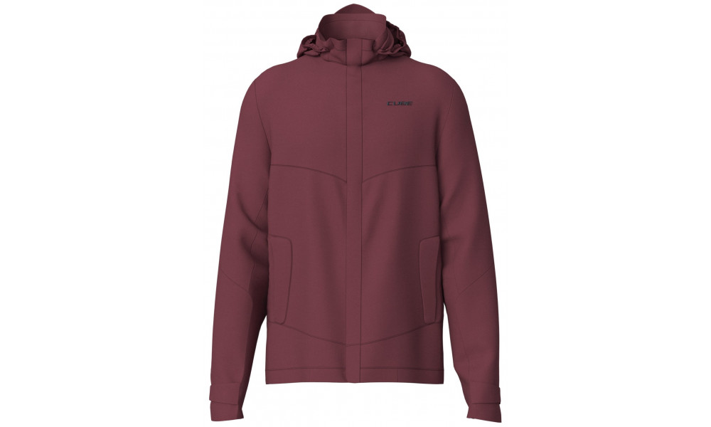 Rain jacket Cube CMPT bordeaux - 1