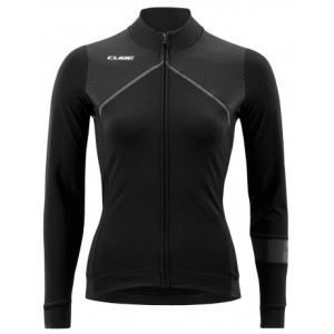 Cycling jersey Cube Blackline WS L/S black