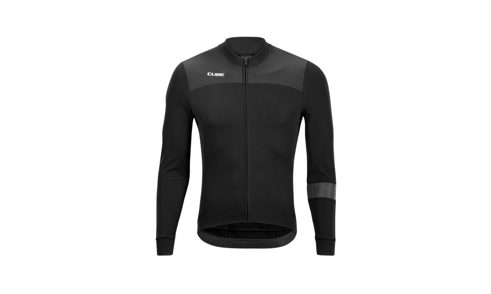 Cycling jersey Cube Blackline L/S black - 1