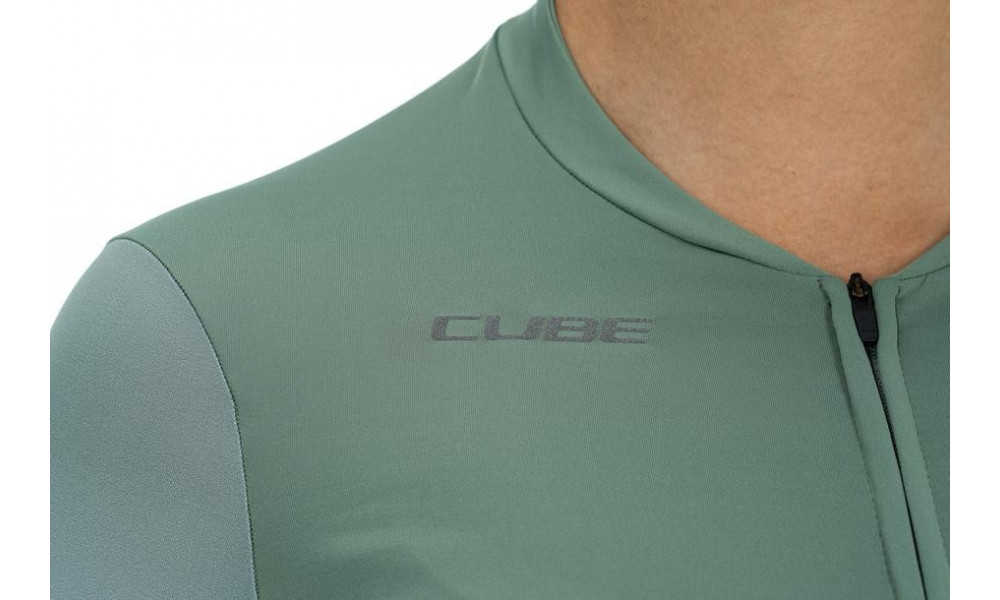 Cycling jersey Cube Blackline WS FADE S/S olive'n'violet - 2
