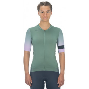 Cycling jersey Cube Blackline WS FADE S/S olive'n'violet