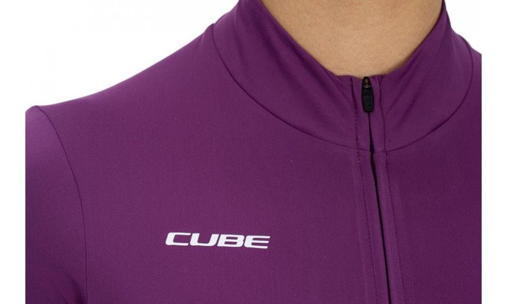 Cycling jersey Cube Blackline WS L/S violet - 3