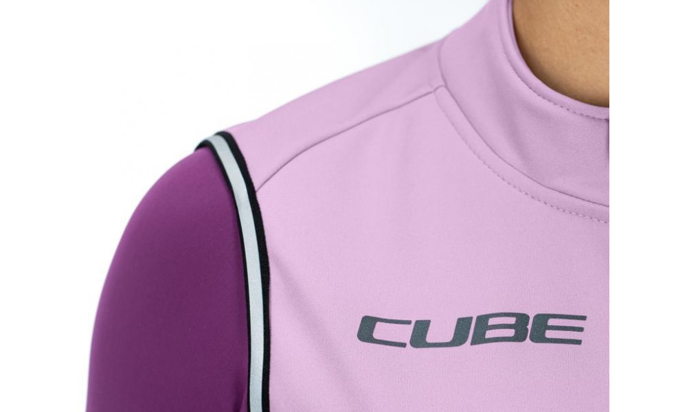 Cycling vest Cube Blackline WS Softshell violet - 2