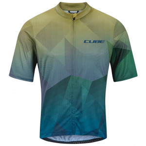Cycling jersey Cube CMPT Mountain S/S blue'n'purple