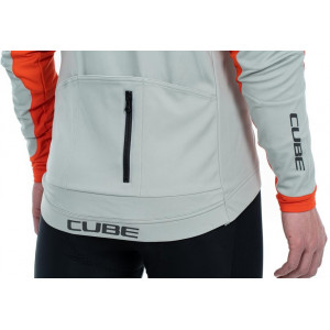 Cycling jacket Cube Teamline Multifunctional red'n'grey