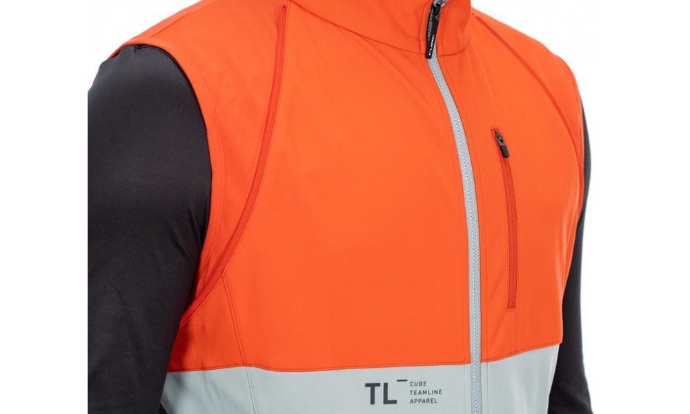Cycling jacket Cube Teamline Multifunctional red'n'grey - 3