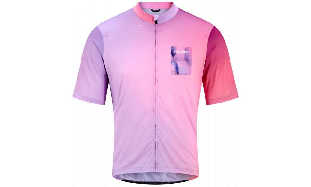 Cycling jersey Cube CMPT Artline S/S brown - 1