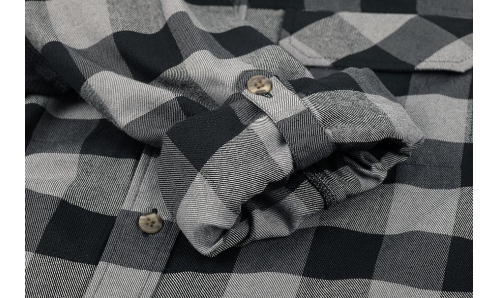 Shirt Cube Work L/S grey check - 2
