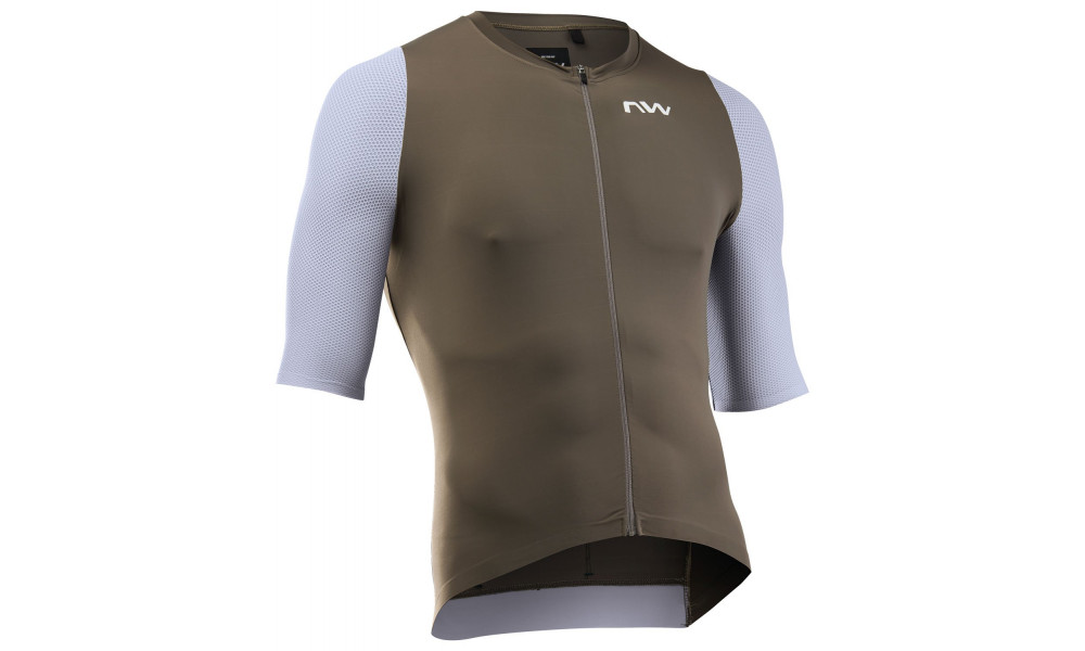 Pyöräilypaita Northwave Extreme EVO S/S sand-ice grey - 1