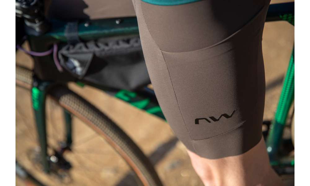 Bib-pyöräilyshortsit Northwave Extreme Pro 2 brown - 7