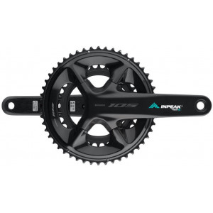 Kampisarja tehomittarilla INPEAK Twin2 Shimano 105 FC-R7100 50-34T