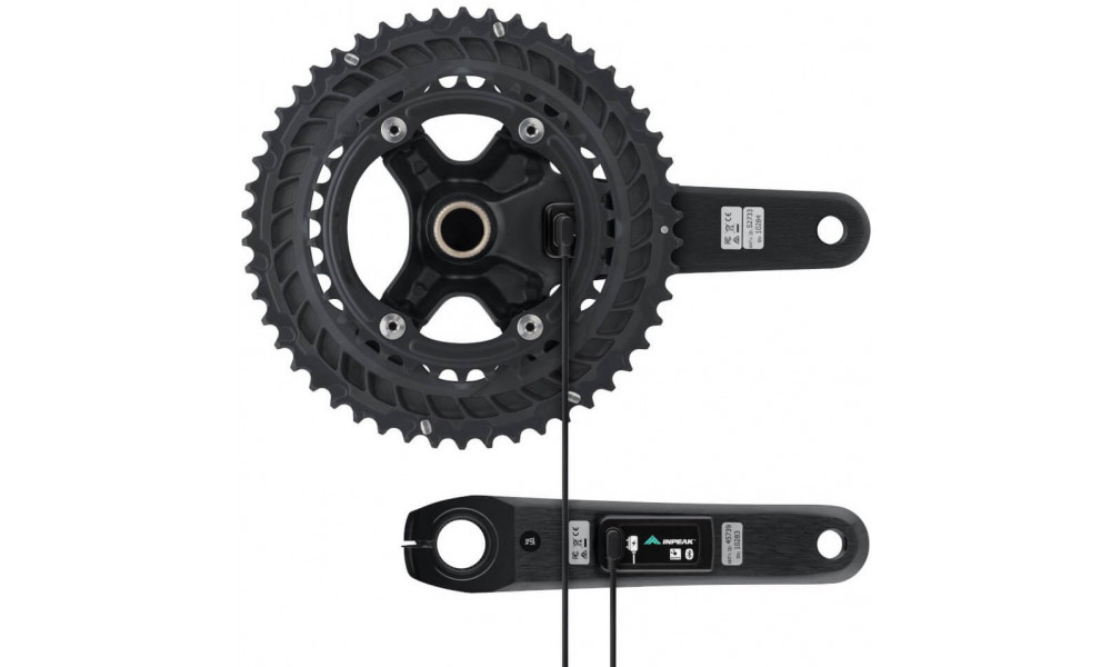 Kampisarja tehomittarilla INPEAK Twin2 Shimano 105 FC-R7100 52-36T - 6