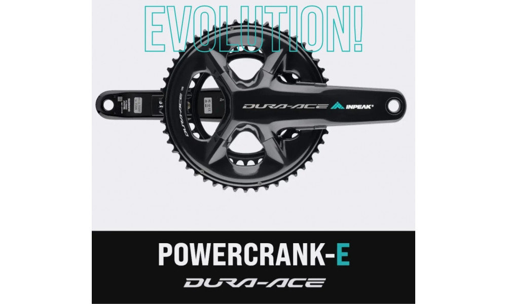 Kampisarja tehomittarilla INPEAK Twin2 Shimano Dura-Ace FC-R9200 54-40T - 2