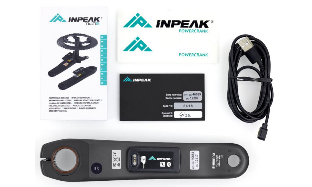 Kampi tehomittarilla INPEAK Powercrank Shimano Ultegra FC-R8100 - 4