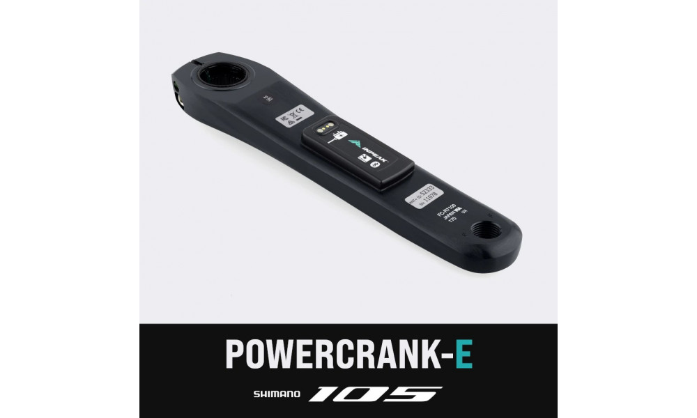 Kampi tehomittarilla INPEAK Powercrank-E Shimano 105 FC-R7100 - 2