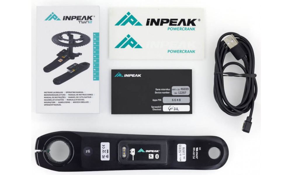 Kampi tehomittarilla INPEAK Powercrank-E Shimano 105 FC-R7100 - 4