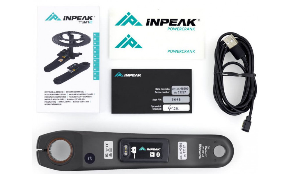 Kampi tehomittarilla INPEAK Powercrank-E Shimano Ultegra FC-R8100 - 4