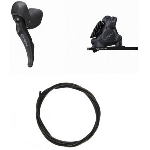 Levyjarru etu Shimano GRX ST-RX600 (L) + BR-RX410 (F) J-kit flat 2x11-speed