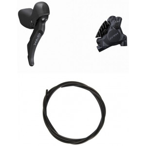 Levyjarru taka Shimano GRX ST-RX600 (R) + BR-RX410 (R) J-kit flat 2x11-speed