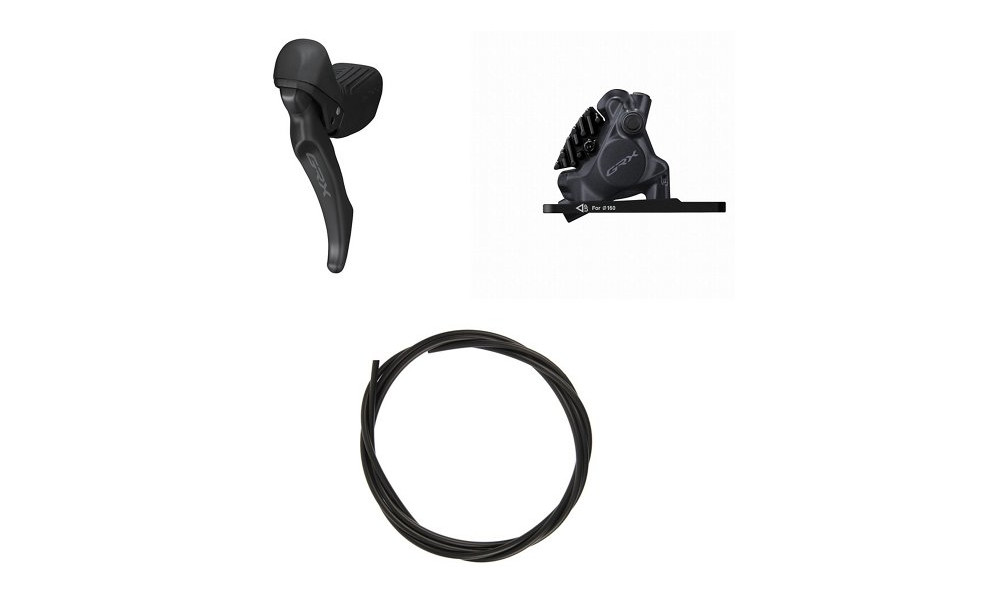 Levyjarru etu Shimano GRX BL-RX610-L (L) + BR-RX410 (F) J-Kit flat 1x12-speed 