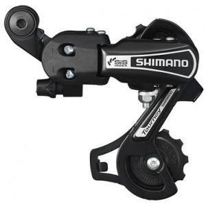 Takavaihtaja Shimano Tourney RD-TY21 Adapter 6-speed black