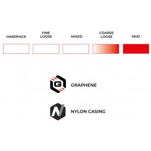 Rengas 28" Vittoria Terreno T90 Mud G2.0 TLR Fold 700x33c / 33-622 black