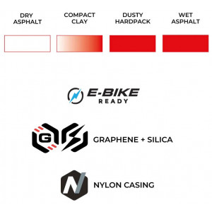 Rengas 20" Vittoria Lampo BMX 20x1.90 G2.0 Fold 20x1.90 / 48-406 black