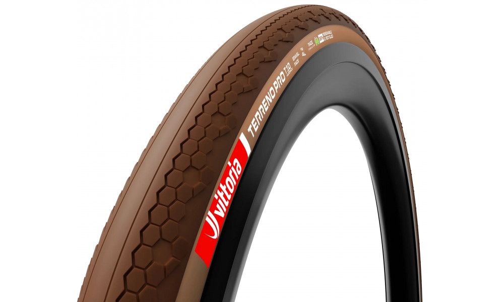 Rengas 28" Vittoria Terreno Pro T10 Hardpack TLR Fold 700x40c / 40-622 natural - 1