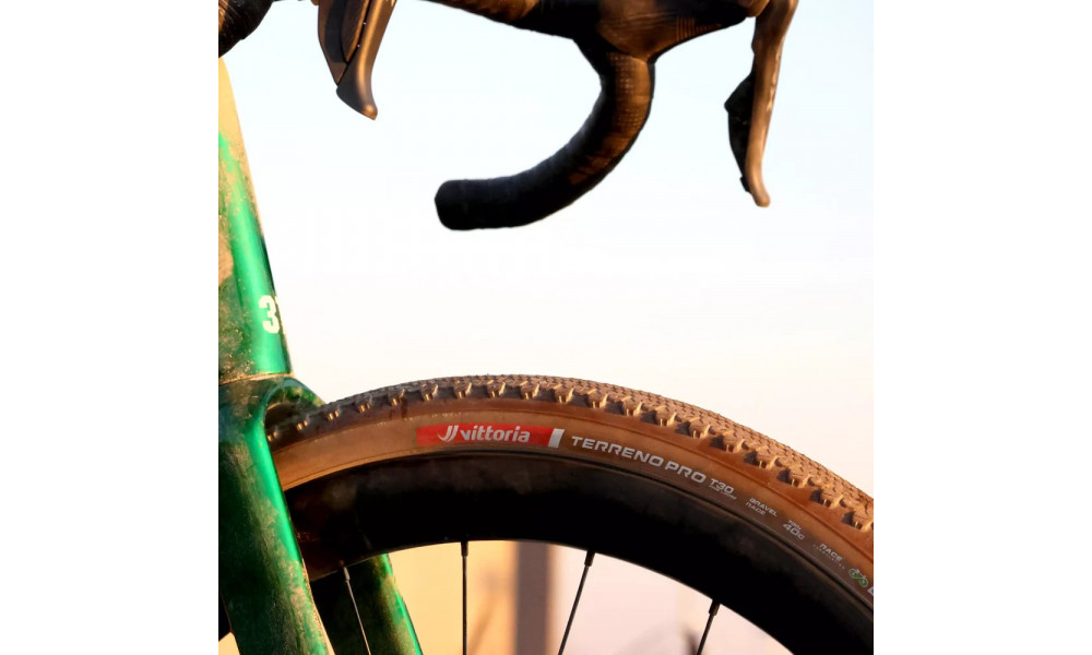 Rengas 28" Vittoria Terreno Pro T30 fine loose TLR Fold 700x35c / 35-622 natural - 5