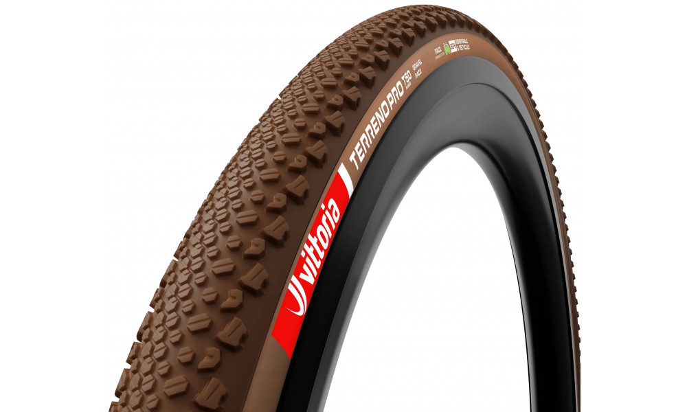 Rengas 28" Vittoria Terreno Pro T50 Mixed TLR Fold 700x40c / 40-622 natural - 1