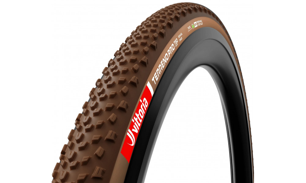 Rengas 28" Vittoria Terreno Pro T60 mixed TLR Fold 700x45c / 45-622 natural - 1