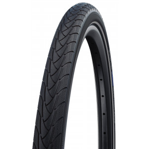 Rengas 28" Schwalbe Marathon Plus HS 348 Perf Wired 37-622 / 28x1.40 Black-Reflex