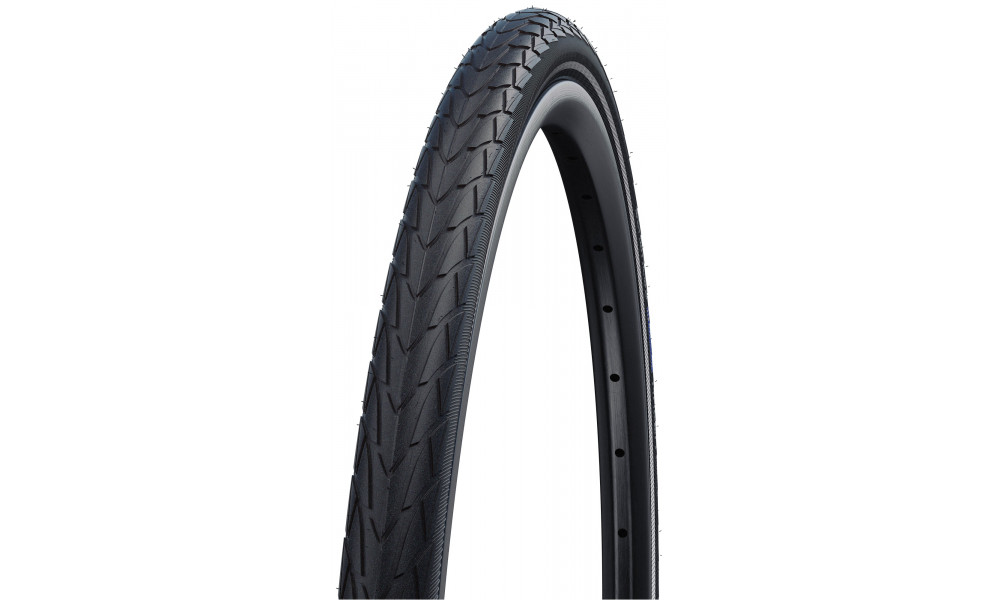 Rengas 28" Schwalbe Marathon Racer HS 429 Perf Wired 35-622 / 28x1.35 Black-Reflex - 1