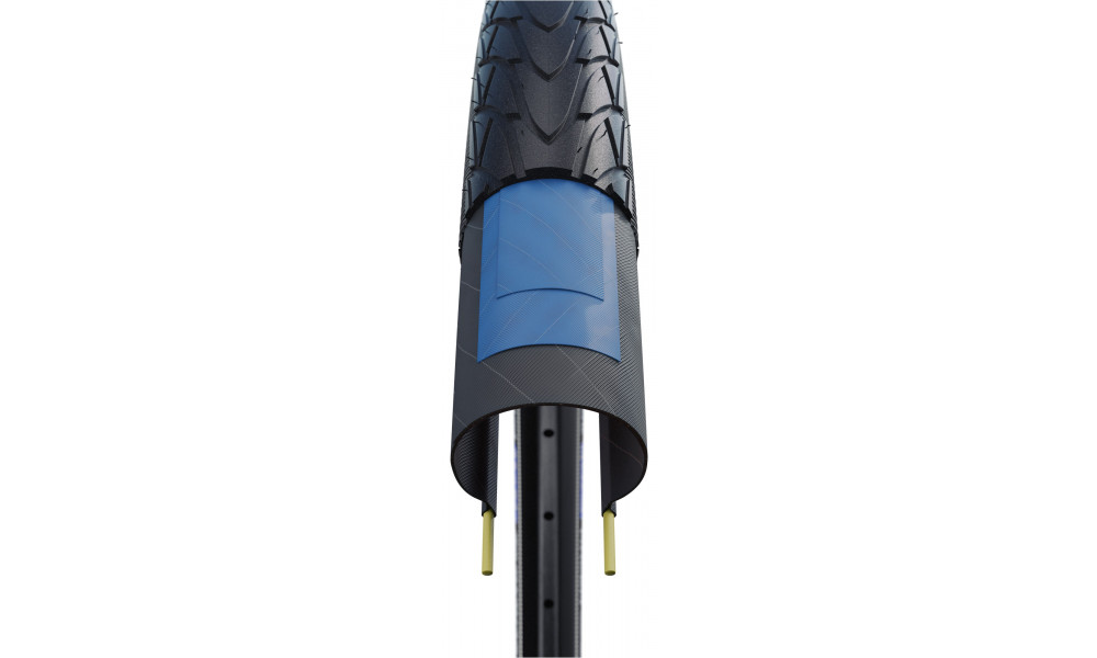 Rengas 28" Schwalbe Marathon Racer HS 429 Perf Wired 35-622 / 28x1.35 Black-Reflex - 4