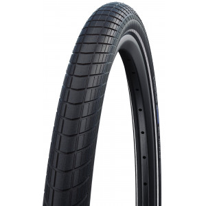Rengas 28" Schwalbe Big Apple HS 430 Perf Wired 55-622 / 29x2.15 Black-Reflex